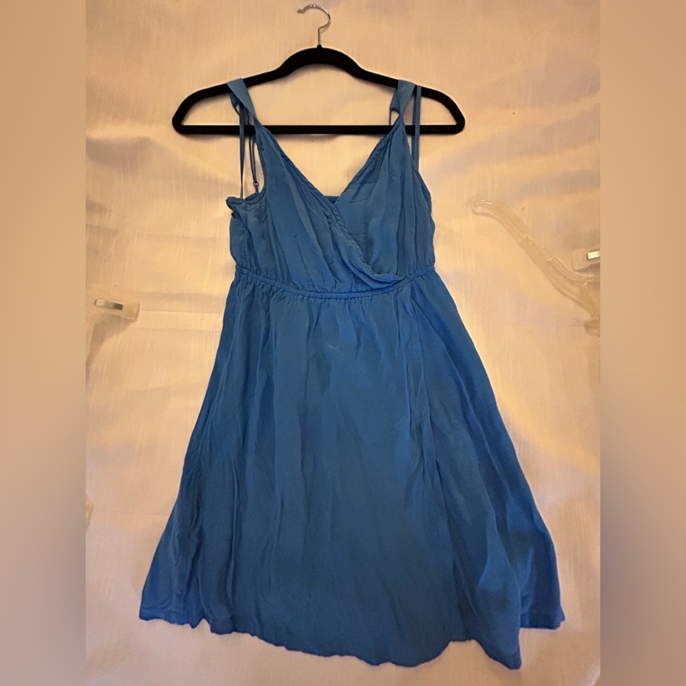 Urban outfitters soft blue strappy mini dress
